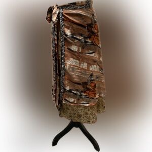 Wrap Skirt 80% Silk